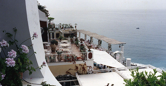 Photo: View from the Hotel Sirenuse Terrace in Positano, Italy | Photo: Marsha J Black, Visual Travels™