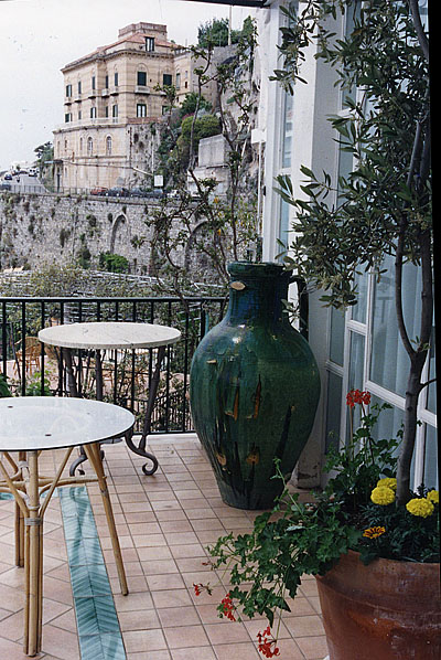 Photo: View of town of Amalfi, Italy from the hotel terrace | Photo: Marsha J Black